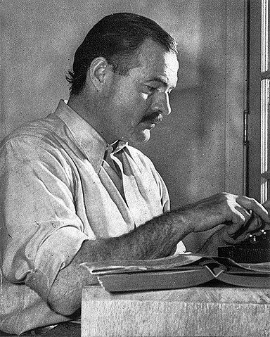 Portait of Ernest Hemingway